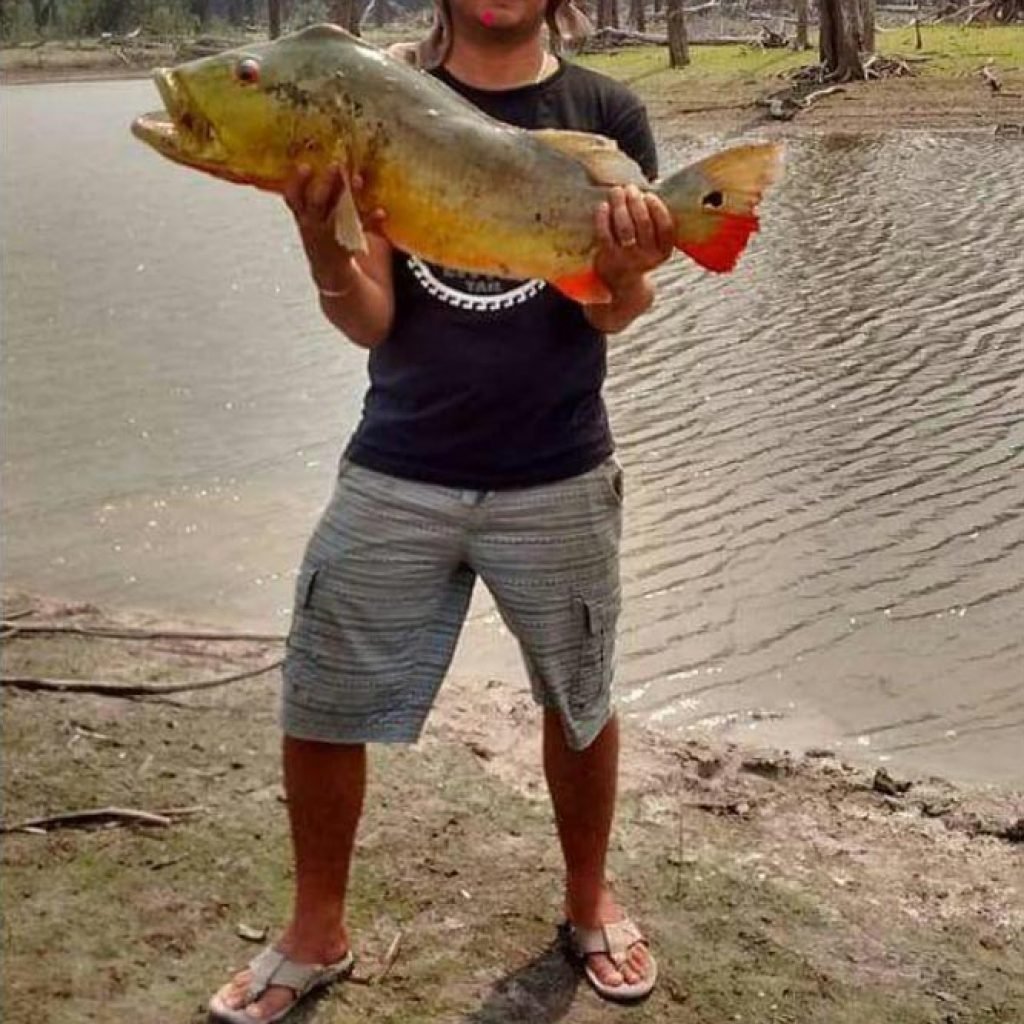 Paulo guiding in the Amazon rainforest