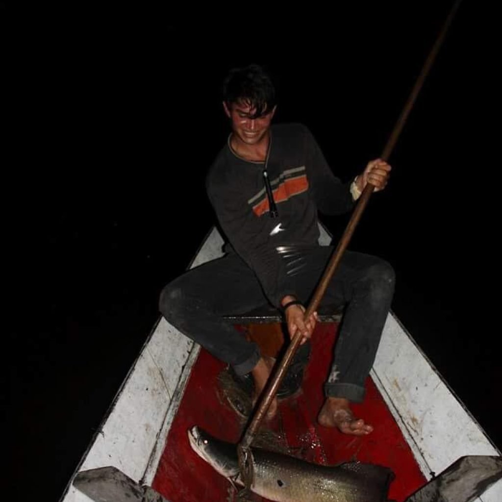 Paulo guiding in the Amazon rainforest