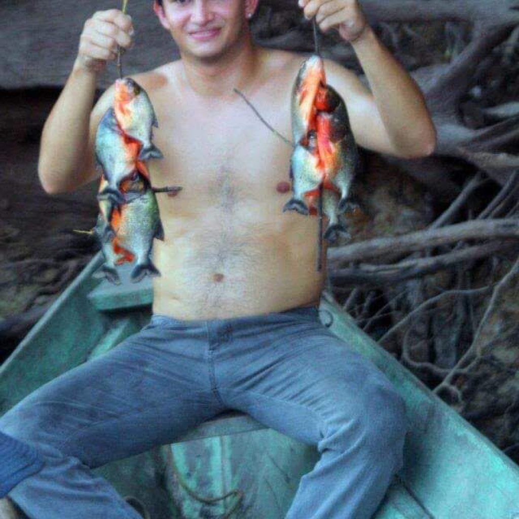 Paulo guiding in the Amazon rainforest