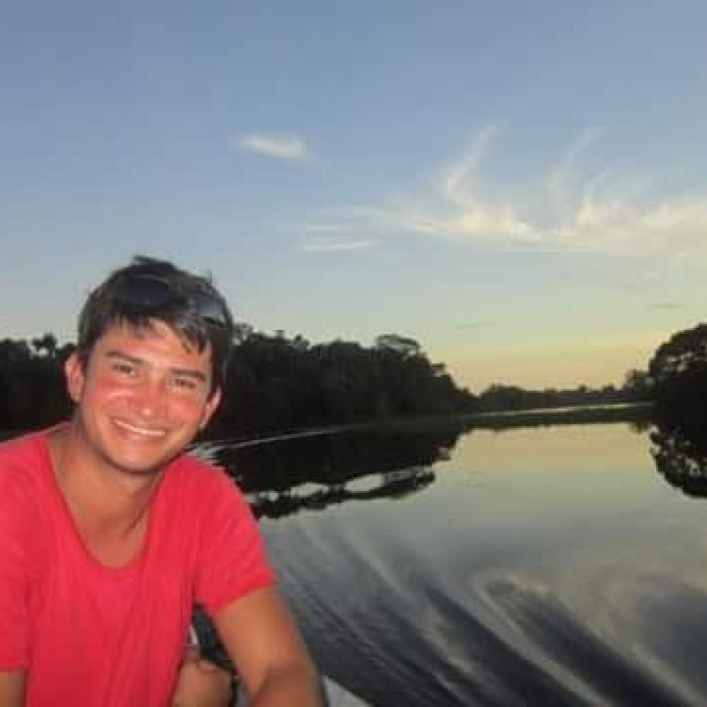 Paulo guiding in the Amazon rainforest